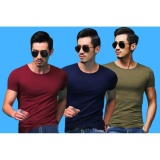 Bộ 3 áo thun nam body cổ tròn cao cấp COTON mềm mịn thấm hút tốt