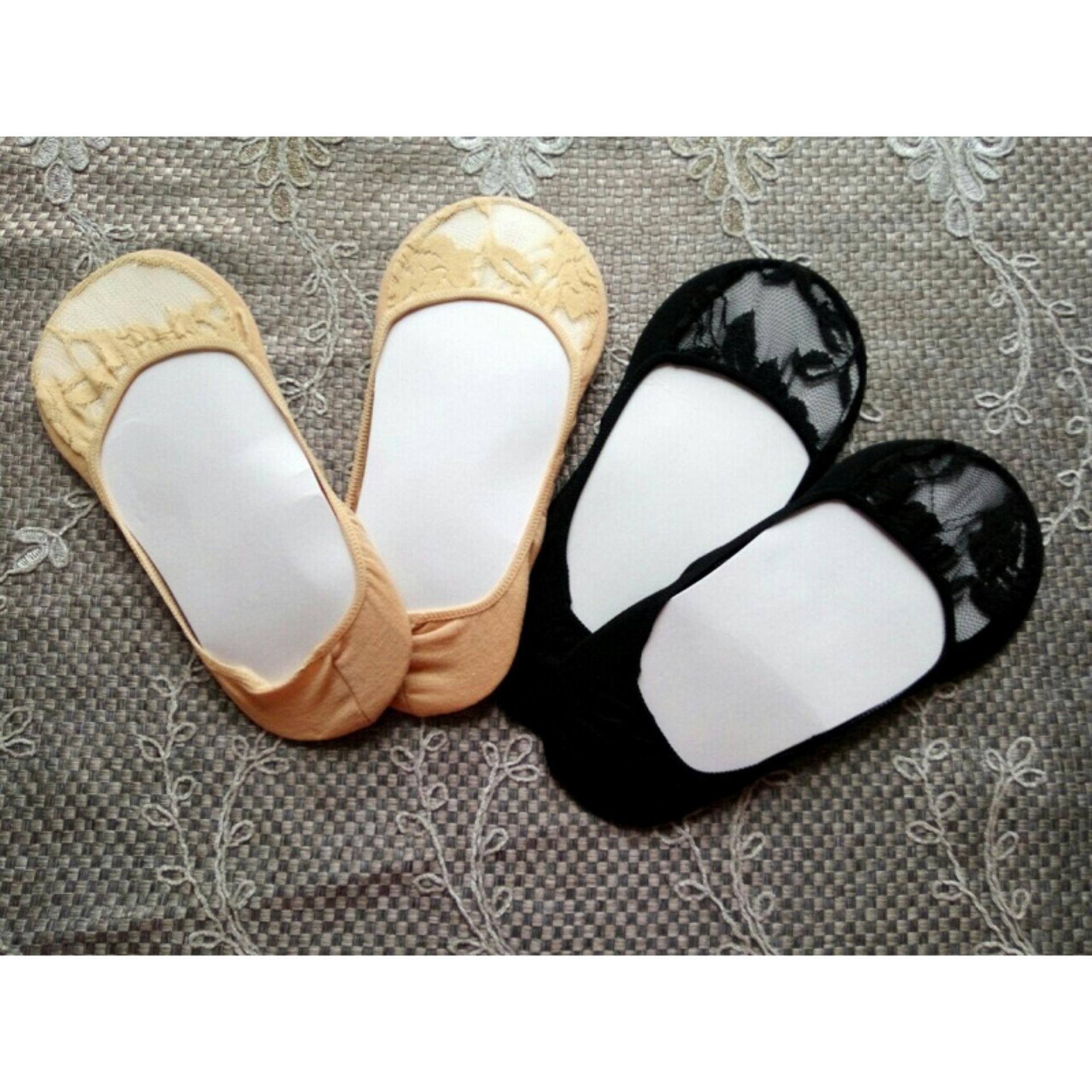 Bộ 3 đôi tất hài ren ,vớ đi giầy lười, giầy búp bê