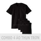 Bộ 4 áo thun trơn greenlife cao cấp