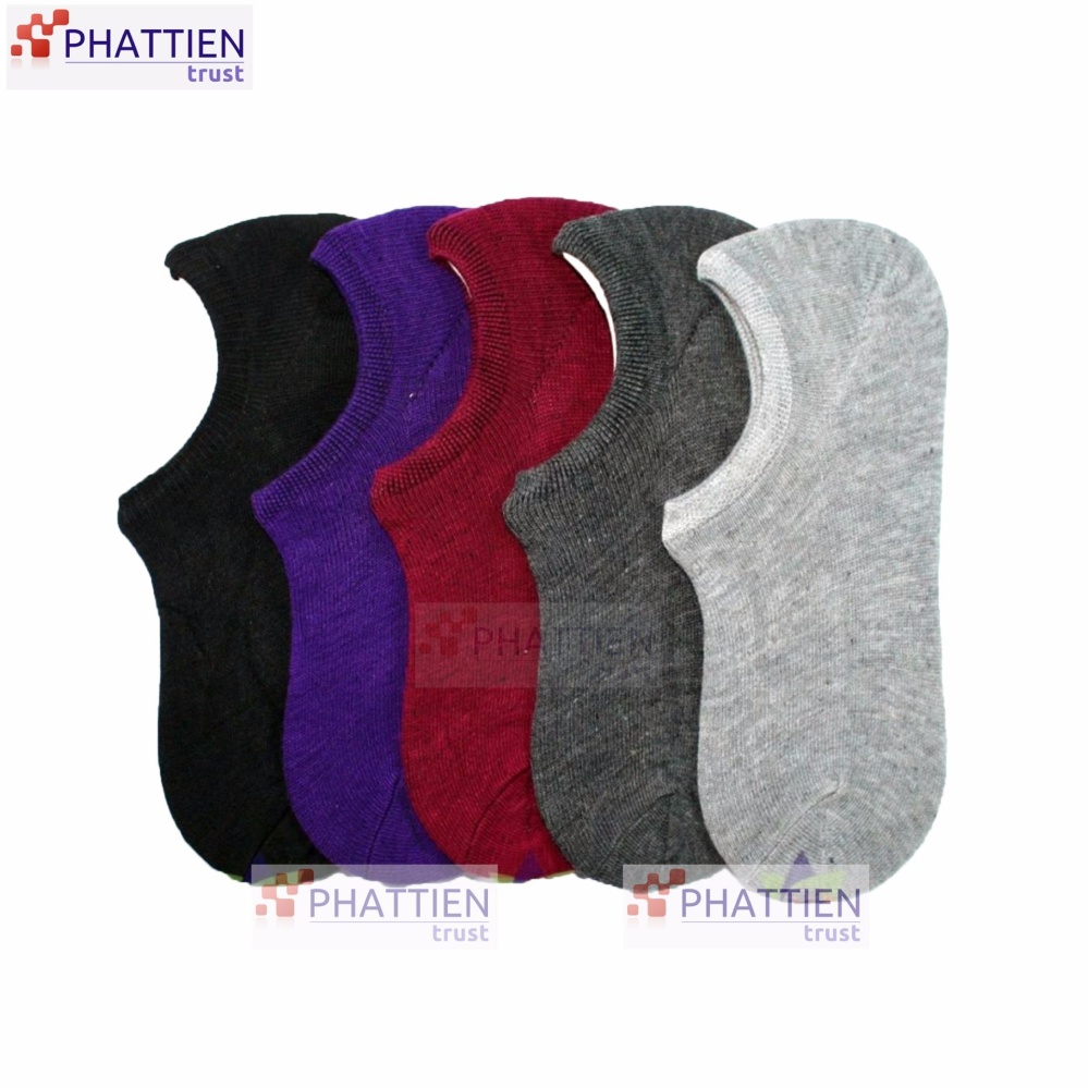Bộ 5 đôi tất lười trơn