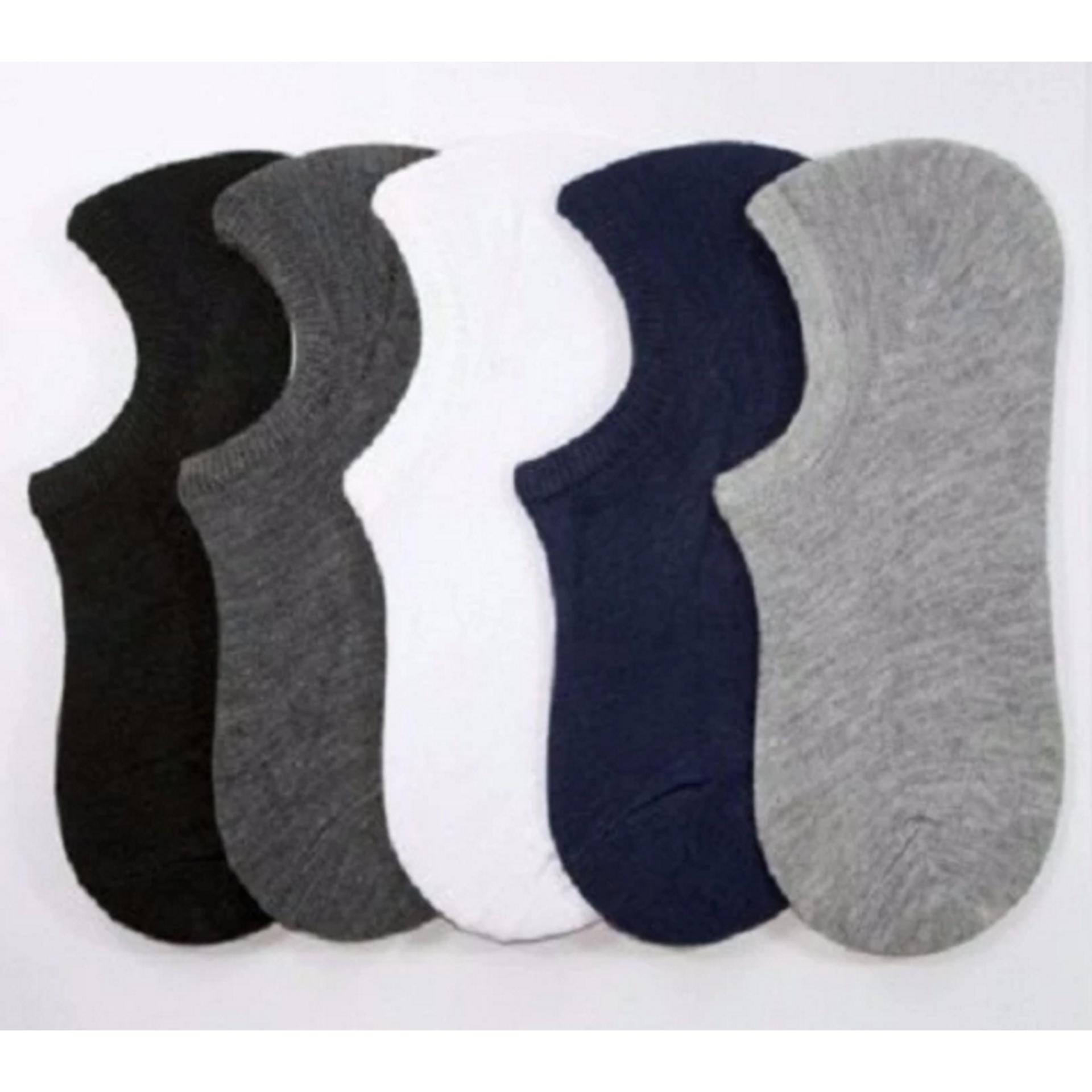 Bộ 5 đôi vớ lười trơn Thun cotton