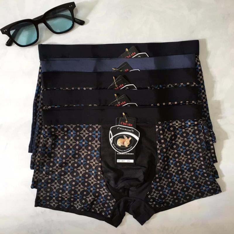 Nơi bán Bộ 5 Quần lót nam boxer hoa chất đẹp