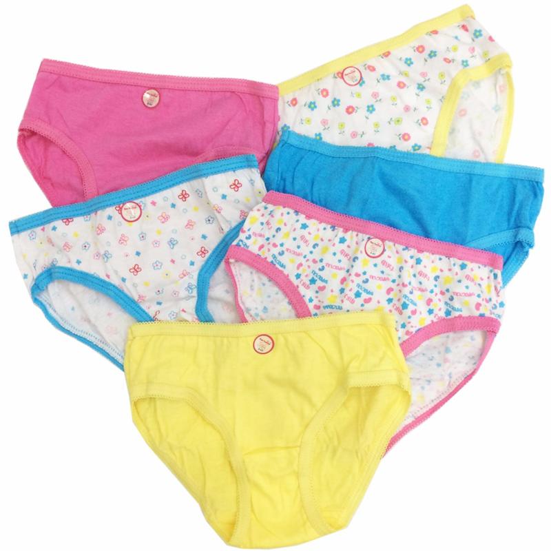 Nơi bán Bộ 6 quần lót - quần chíp bé gái cotton -MS02