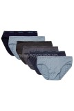 Bộ 6 quần lót tam giác trơn xuất nhật nam sociustore 6dl men 021