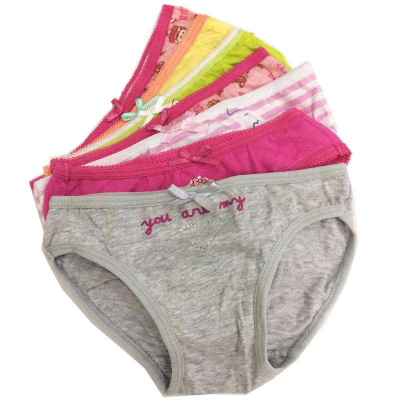 Nơi bán Bộ 7 quần lót - quần chíp bé gái cotton -MS03