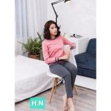 Bộ đồ ngủ thu đông nữ nỉ da cá-thời trang leo.c