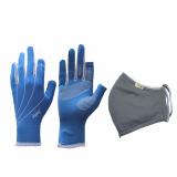 Bộ gồm găng tay easy+ khẩu trang chống nắng UPF50+ zigzag COGM12