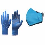 Bộ gồm găng tay easy+ khẩu trang chống nắng UPF50+ zigzag COGM13
