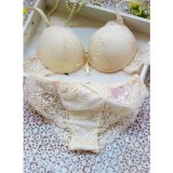 Bộ Quần Áo Lót Phụ Nữ Siêu Gợi Cảm YAME CR0059W Màu Trắng sữa