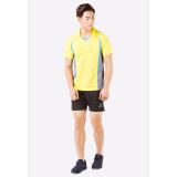 Bộ quần áo thể thao nam Donex Proning (tập thể dục, dã ngoại..)- Vàng phối xanh ghi