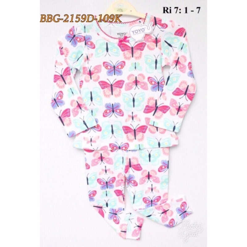 Nơi bán Bộ thun yoyo bé gái tay dài-hình bướm 11-13kg