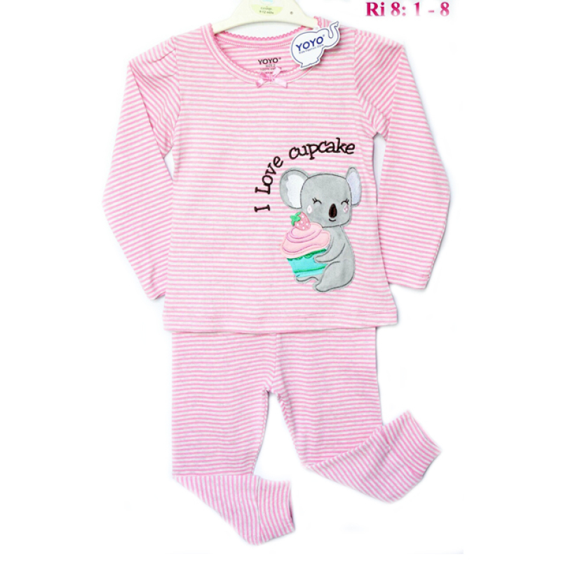Nơi bán Bộ thun yoyo bé gái tay dài-hình chuột 8-10kg