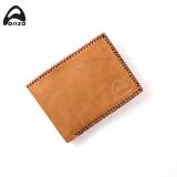 Bóp ví nam da bò da lộn thật (100%)Thủ Công ARIZA ngang có khóa kéo