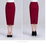 Chân váy bút chì dài - CVAY01 (Đỏ đô)