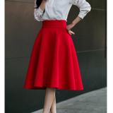 Chân váy xòe Vintage - CV02 (Đỏ)