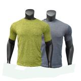 COMBO 2 ÁO THUN NAM XANH RÊU-XAM ĐEN CÁCH NHIỆT TỐT