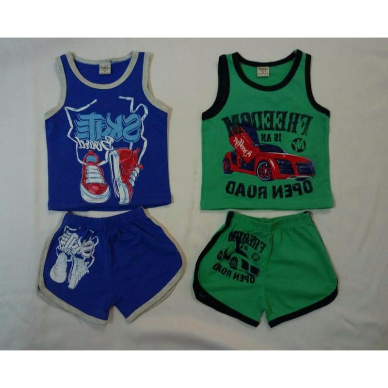 Nơi bán combo 2 bộ đùi bé trai hình in nghộ nghĩnh