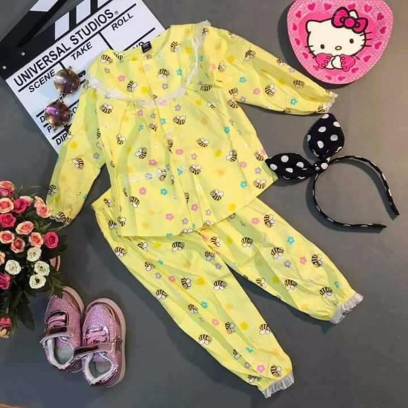 Nơi bán Combo 2 bộ quần áo trẻ em chất thô pijama xinh xinh
