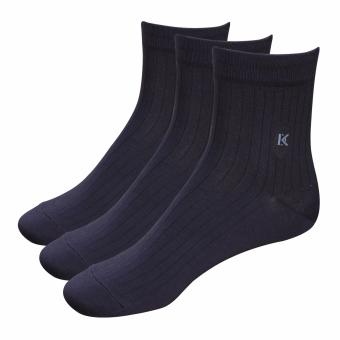 [HCM]Combo 3 đôi tất vớ nam Cotton công sở màu đen DonaKein- High quality products of Vietnam