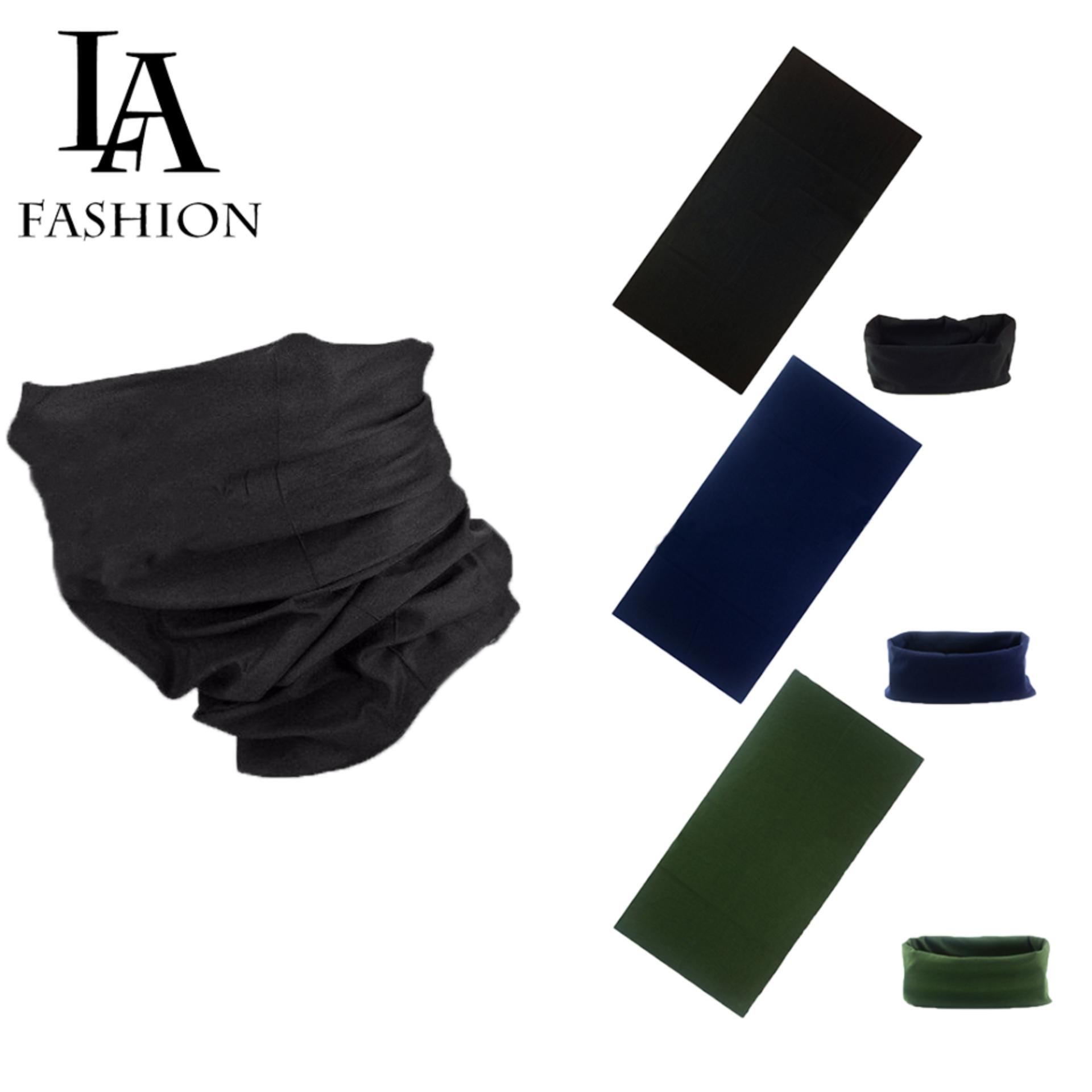 Combo 3 Khăn đa năng nam nữ thể thao dành cho phượt thủ - Chất liệu sợi siêu mịn polyester - Kích thước 25x48 cm ZAVANS