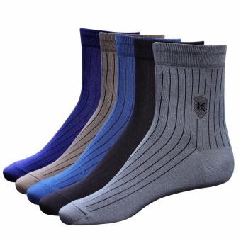 Combo 5 đôi vớ nam Modal công sở DonaKein cổ cao 13 cm - High quality products of Vietnam