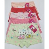 Combo 5 quần chip đùi bé cotton in mèo kitty