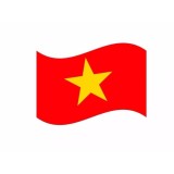 Combo tem dán cờ đỏ sao vàng Việt Nam: \