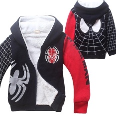 Nơi Bán Costume Kids Boys Girls Winter Thick Zipper Hoodies Coat Jacket 4Y-9Y – intl   2015 great future