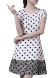 Đầm Chấm Bi Phối Ren Thời trang giá gốc