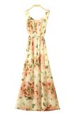 Đầm Maxi họa tiết bướm hoa NhanhMua 6055