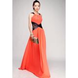 Đầm Maxi phối ren hở sườn