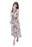 Đầm maxi voan họa tiết hoa NhanhMua 8191