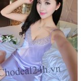 [HCM]Đầm Ngủ Phi Bóng Ren Ngực Cdanp02