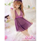Đầm ngủ von ren cổ chữ v cdan07 kim phát