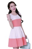 Đầm Phối Màu Thời Trang Thời trang giá gốc