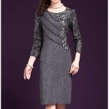 [HCM]Đầm Quý Bà phối ren sang Trọng - Hàng nhập - DON921