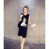 Đầm suông nữ form dài hình cô gái