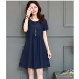 Đầm suông rúm ly cách điệu DS34XD