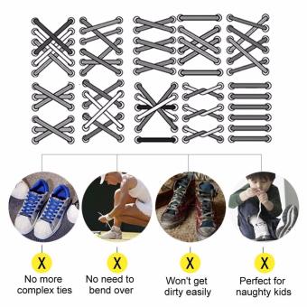 Dây Giày Cao Su VTIE Shoelace Mặt Trơn - Màu Trắng Bộ 12 Dây June 2018 - 4 Dây giày cao su VTIE Shoelace Mặt Trơn - Màu Trắng Bộ 12 dây - 4