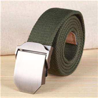 Dây nịt quân đội mỹ mặt trơn-dây xanh rêu