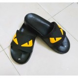 Dép cáo nam cao cấp màu đen mắt vàng