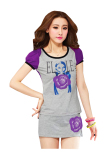Đồ bộ giả váy in hoa