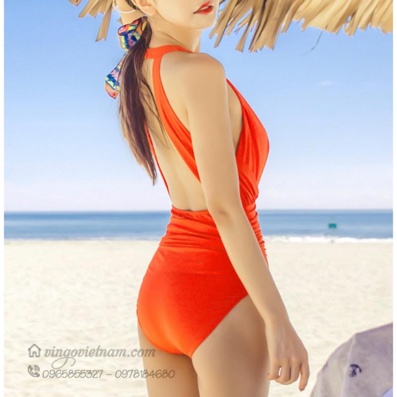 Nơi bán Đồ bơi liền mảnh màu cam