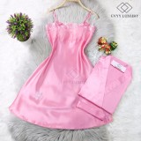 Đồ ngủ, Váy ngủ lụa, Đầm ngủ lụa, váy ngủ kèm áo choàng cao cấp thương hiệu Evyy Luxury