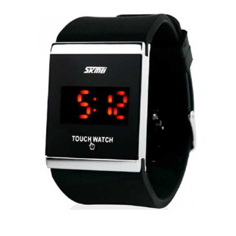 Đồng hồ nam cảm ứng dây silicon Skmei 0983 (Đen) bán chạy
