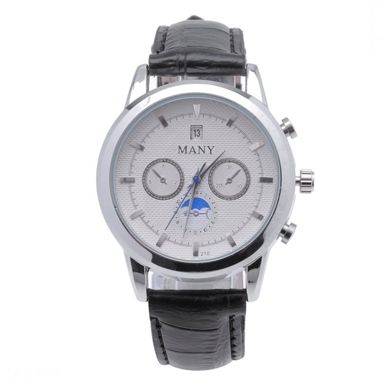 Nơi bán Đồng hồ nam dây da Many QH04 (Đen)