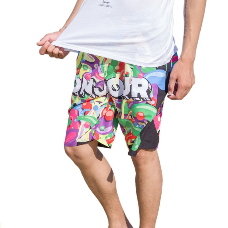 Nơi bán EOZY Mens Beach Pants Board Shorts Korean Style Male Casual Summer
Beach Sports Trunks Swim Wear Couples Short Pants (Multicolor) -
intl