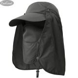 EsoGoal Mùa Hè Hat Nắp Bảo Vệ Sập 360°Outdoor Câu Cá Có miếng Cổ Mặt Nắp Bao Da, CHỈ SỐ UPF 50 + Mũ Lưỡi Trai Nam Nữ (Xanh Quân Đội)-quốc tế