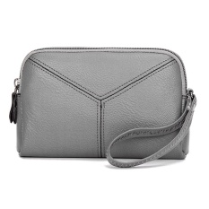 Giá Niêm Yết Fashion Women PU Leather Multifunction Mini Phone Bag Card Coin Clutch Bag(Grey)-one size – intl   UNIQUE AMANDA