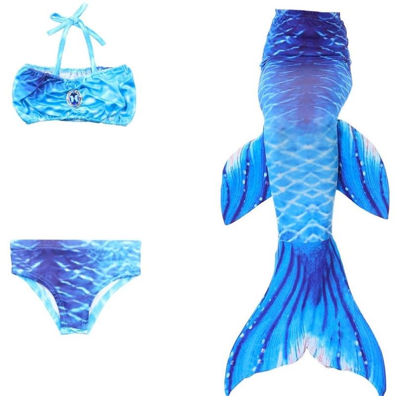 Nơi bán Fin Mermaid Tail Monofin - Swimmable Tail Kids Girls Women Swimming Costumes JP98（120） - intl